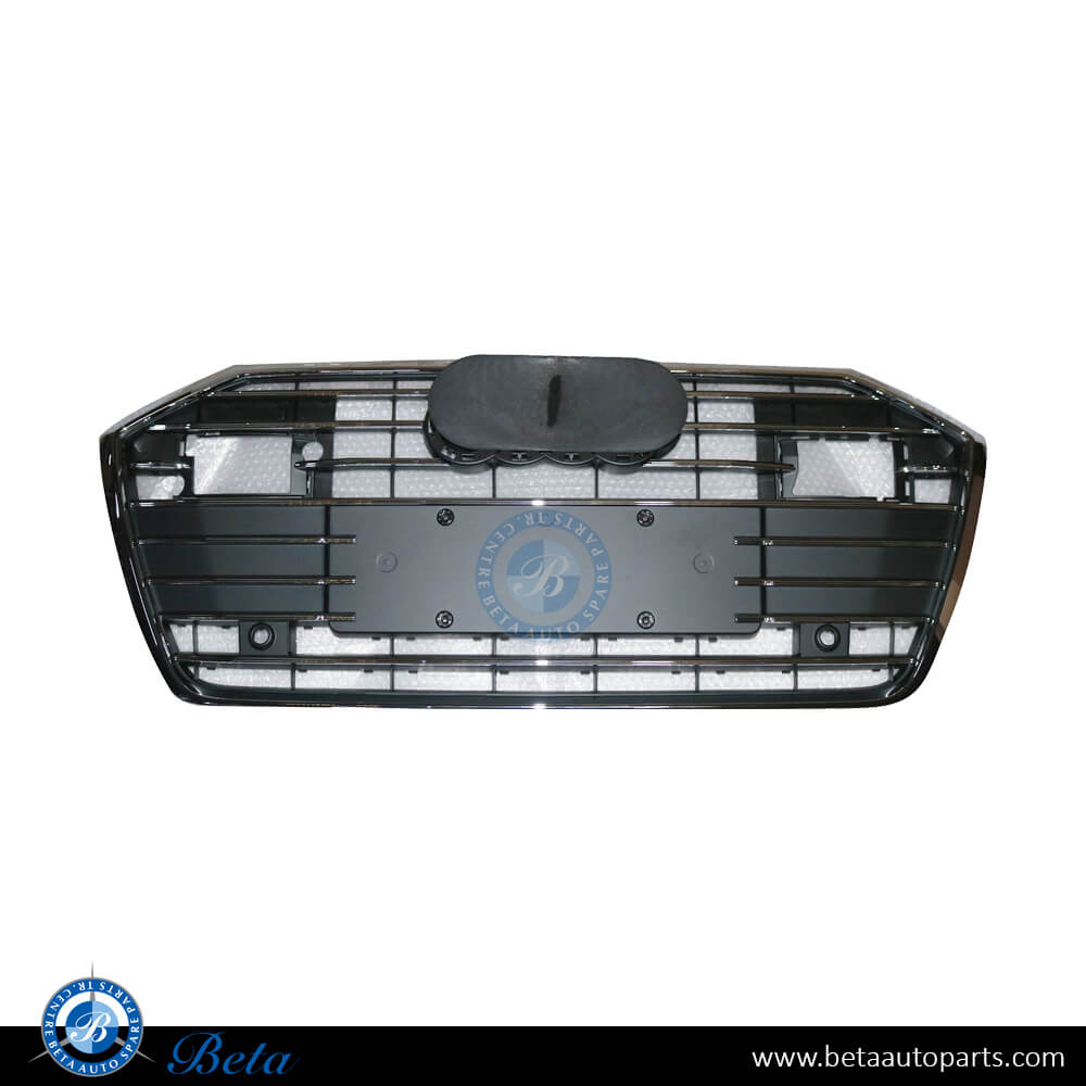 Radiator Grille with ACC Gray color for Audi A6 S-Line 2019-Up models, Part Number 4K0853651RU6 Radiator Grille with ACC Gray color for Audi A6 S-Line 2019-Up models, Part Number 4K0853651RU6